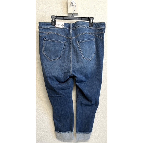 NYDJ Jeans Sz 16 Curves 360 Boost Ankle Cuffed Medium Wash NEW - Picture 4 of 8